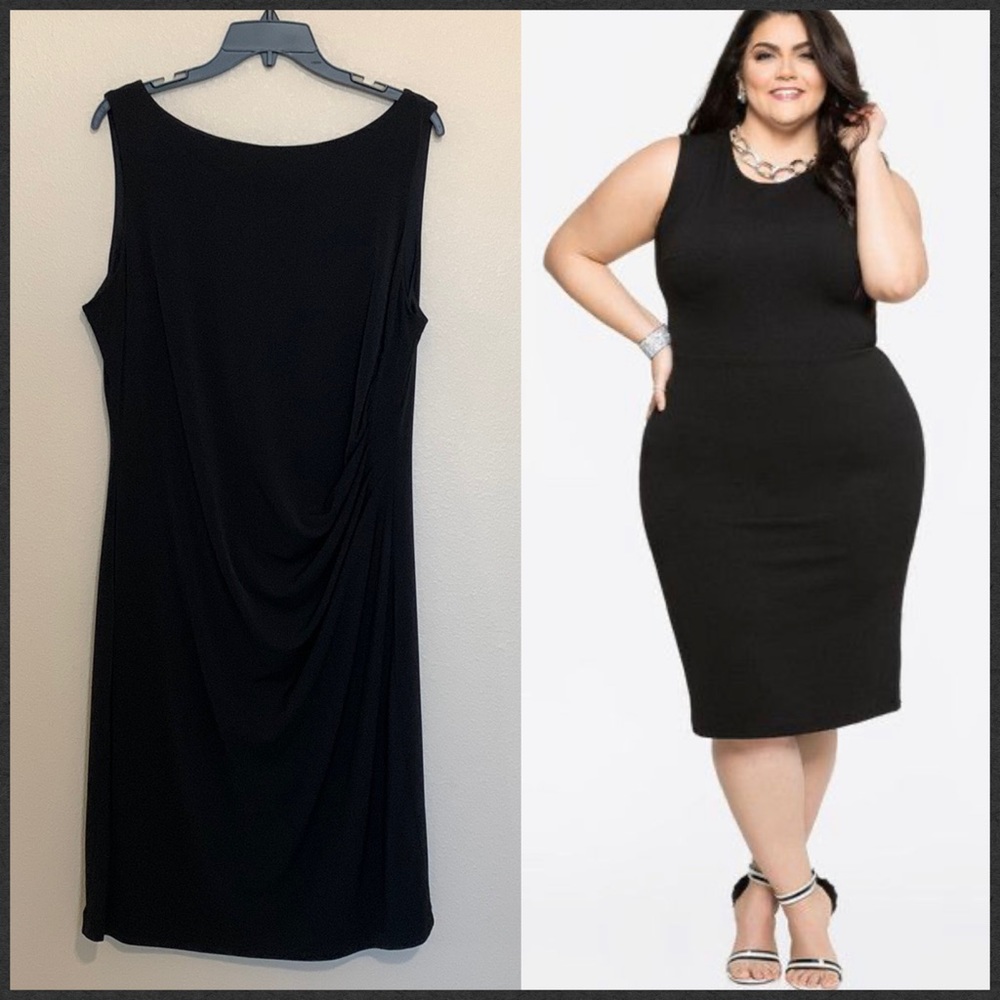 Like new Jessica Howard Black Form Fitting Dress Sleeveless